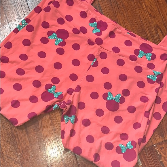 LULAROE Minnie Mouse Leggings- TC - Picture 3 of 3
